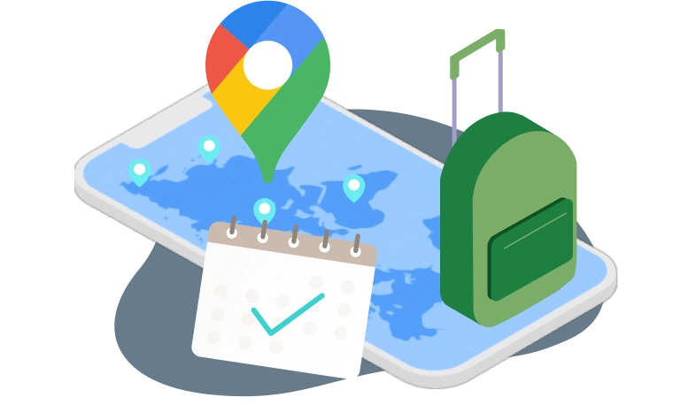 Integrated Google Map Travel Reservations